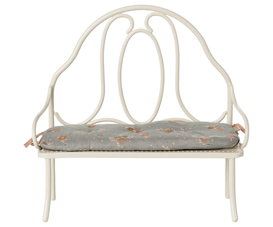 Maileg Panchina vintage, Miniatura - Bianco - Apple Pie