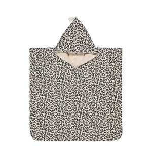 Accappatoio Poncho Pepito - Graou Grigio - Sentirsi un leopardo - Apple Pie