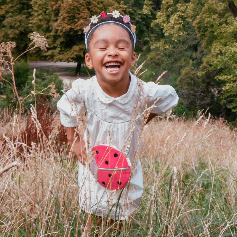 Borsetta Rockahula Coccinella Lily con Tracolla Oro – Ladybird Bag