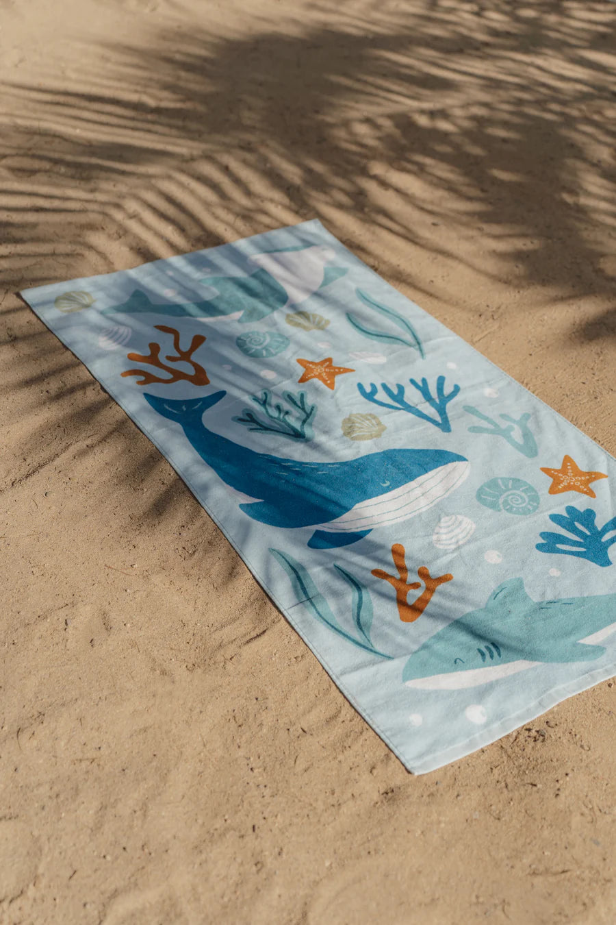 Telo Mare Ocean Dreams - Azzurro - Spugna morbidissima - Apple Pie