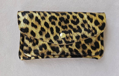 Kangaroo double pocket leather wallet: King