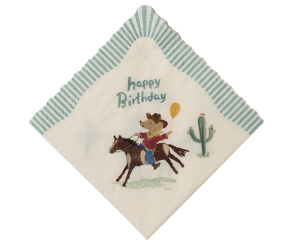 Tovagliolini Maileg Cowboy – set 20 pezzi per feste e picnic - Apple Pie