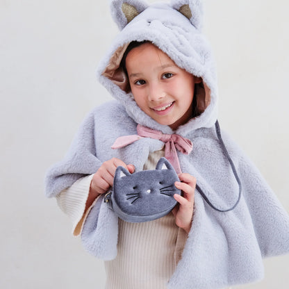 Mimi & Lula – Borsa gattino in velluto Kitty Cat Bag