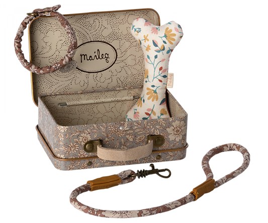 Valigetta con Set Cagnolino - Rosa - Apple Pie