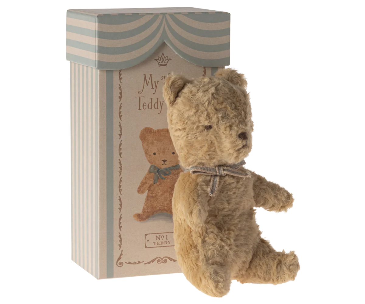Maileg Peluche Mio Primo Orsetto - Azzurro - Apple Pie