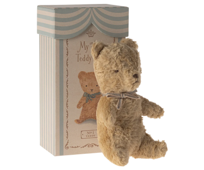 Maileg Peluche Mio Primo Orsetto - Azzurro - Apple Pie