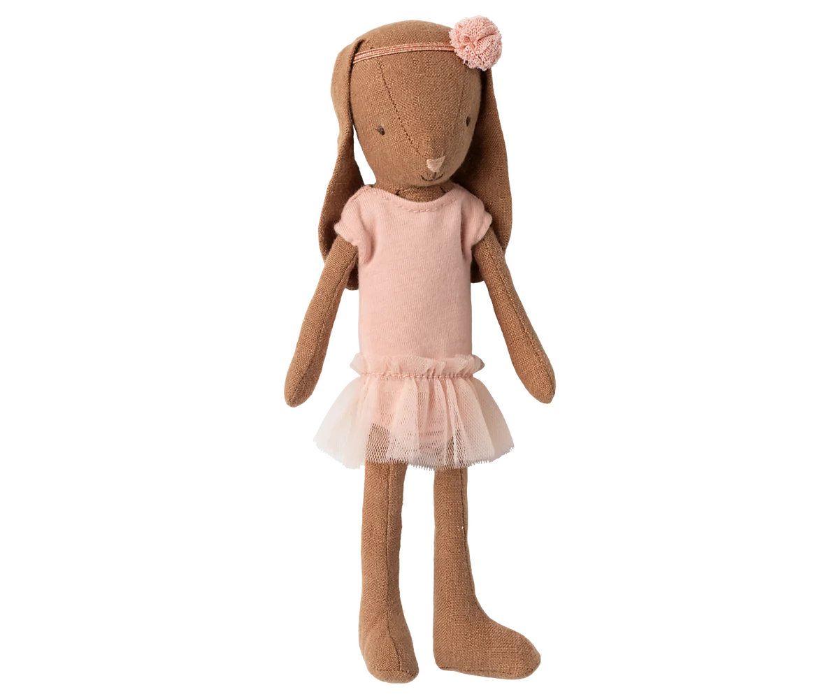 Coniglietta Maileg Size 1 - Abito da Balletto Rosa (Cioccolato) - Apple Pie