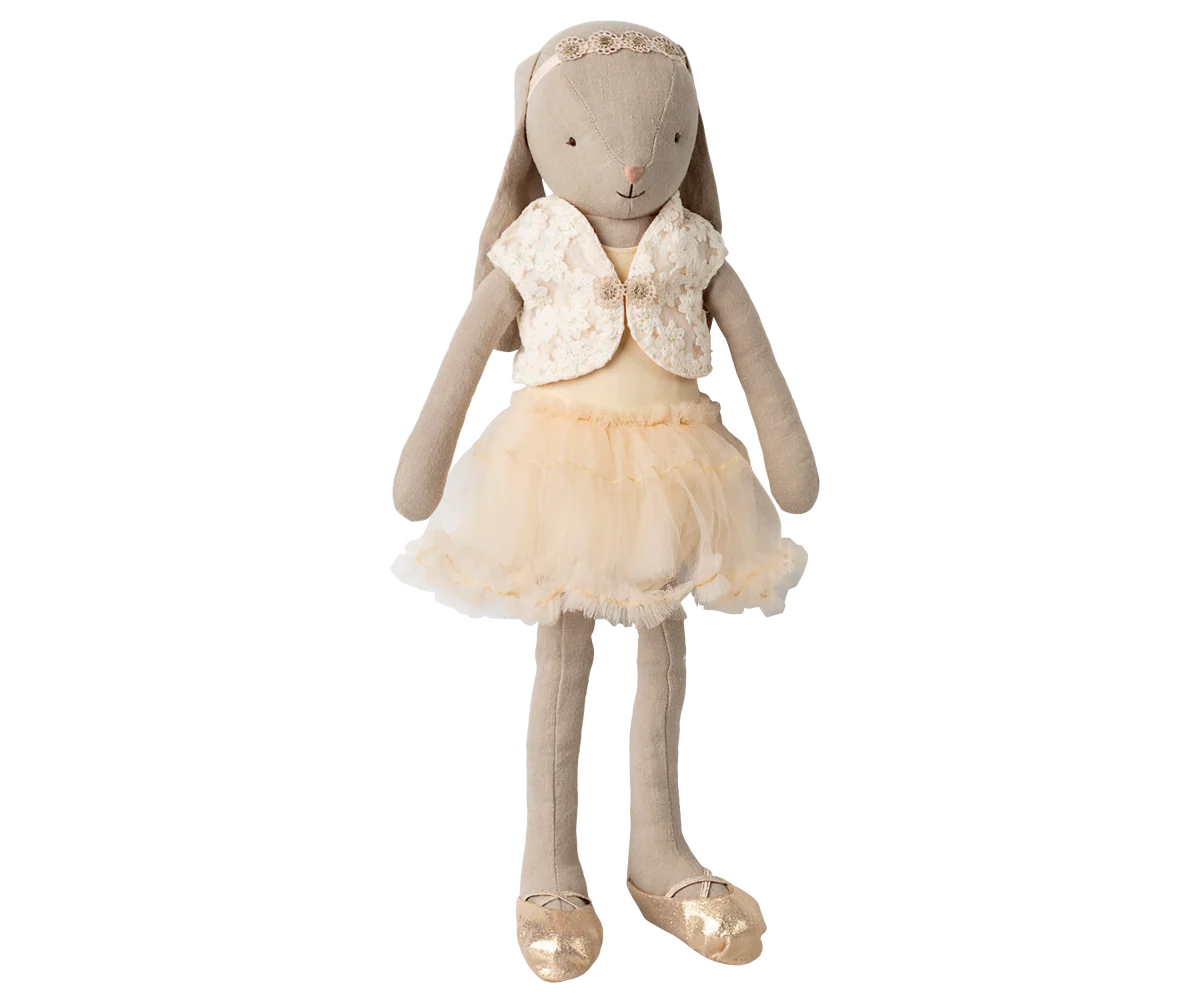 Coniglio Maileg ballerina taglia 3 con vestito bianco e tulle
