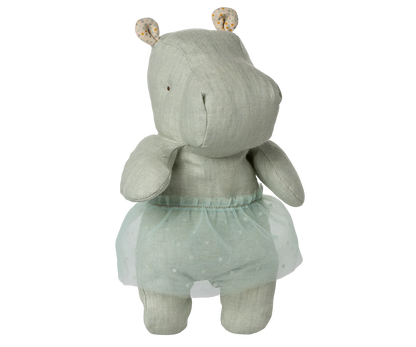 Maileg Safari Friends Ippopotamo con Gonna da Ballerina Piccolo - Menta IN ARRIVO - Apple Pie