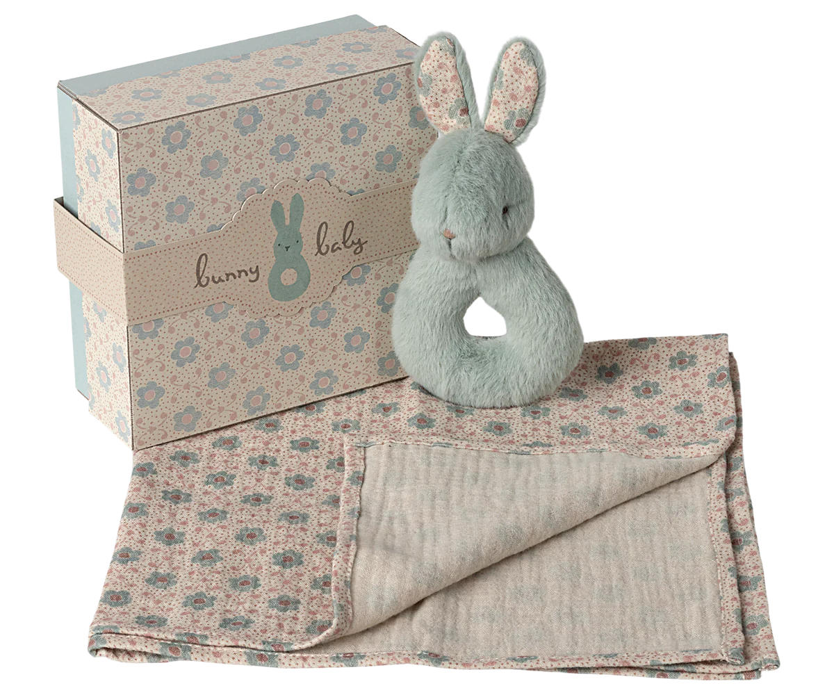 Maileg Set Sonaglio Coniglio - Menta - Apple Pie