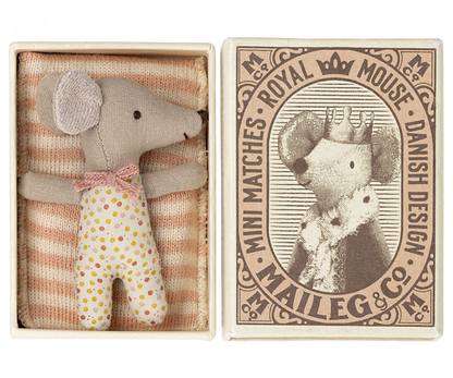 Baby Topolina che Dorme Maileg - Pois Rosa - Apple Pie