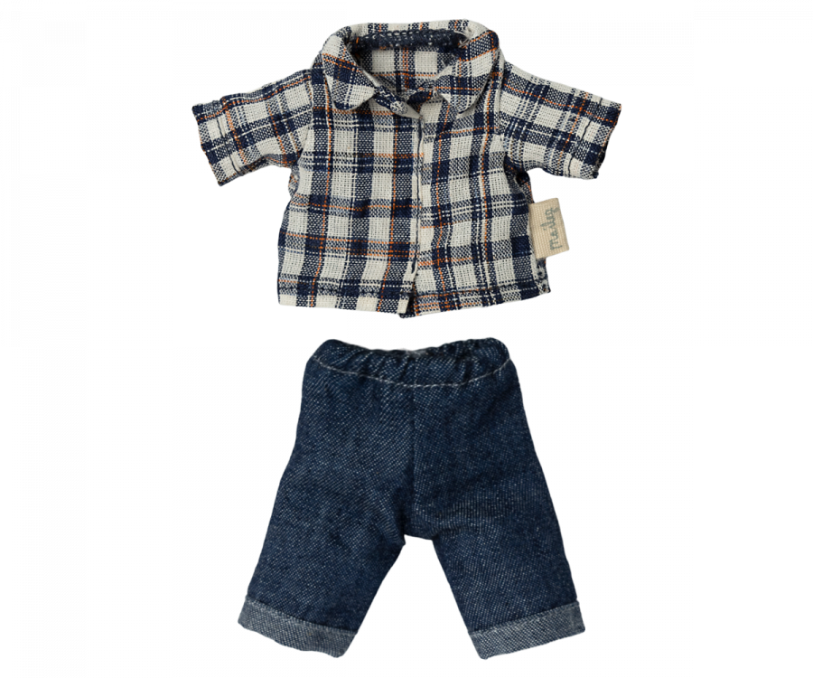 Micro Vestiti Topolino papà - Jeans e camicia - Apple Pie
