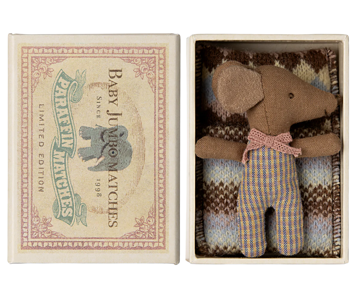 Baby Topolina che Dorme Maileg - Rosa - Apple Pie
