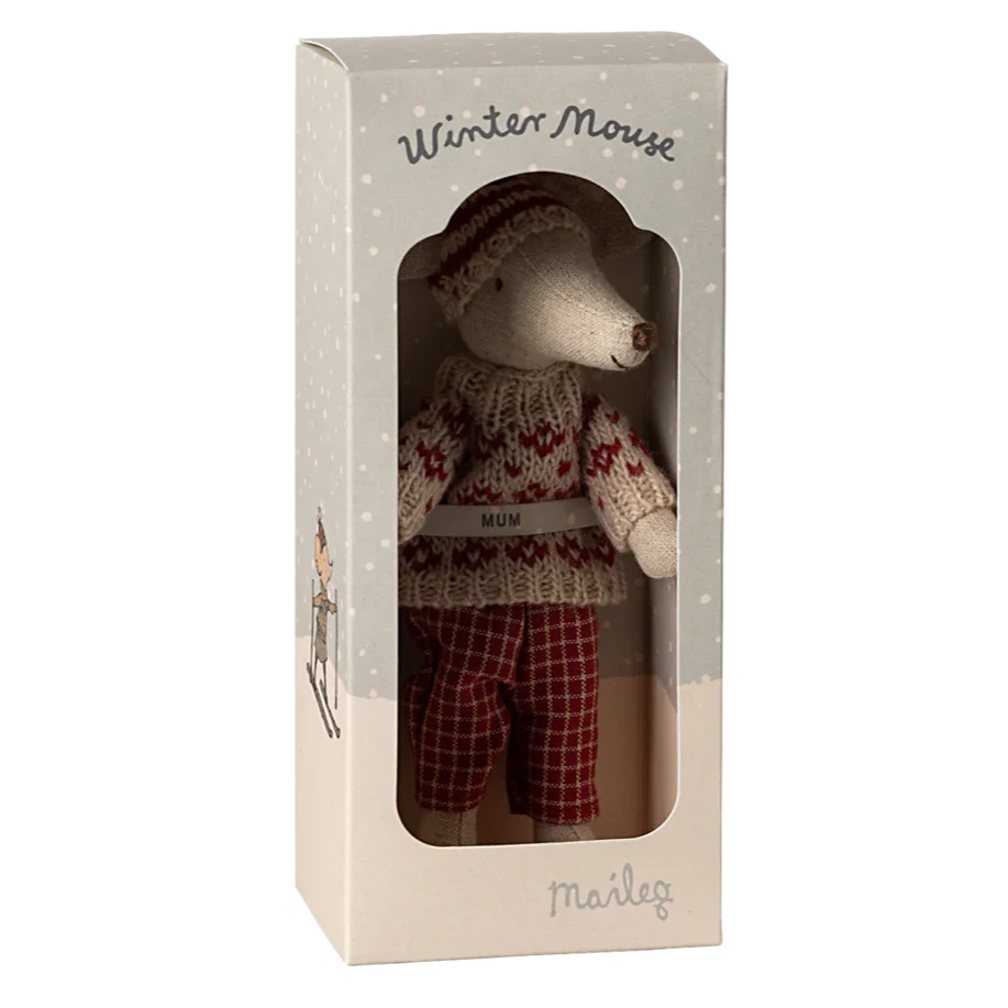 Topolino Mamma sugli Sci - Rosso - Apple Pie