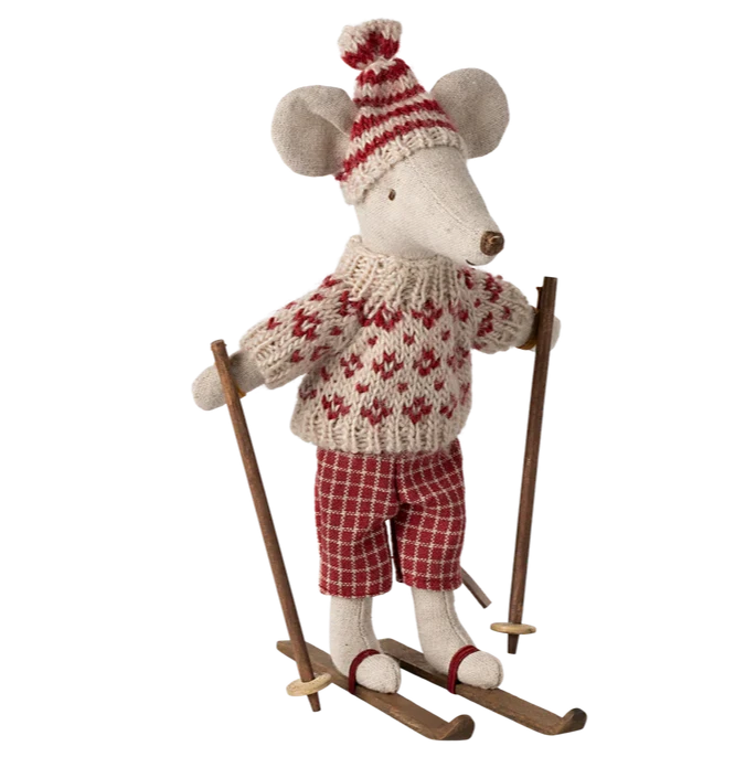 Topolino Mamma sugli Sci - Rosso - Apple Pie