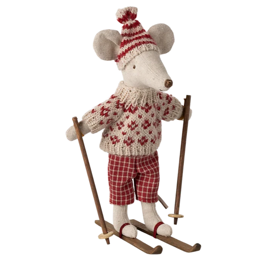 Topolino Mamma sugli Sci - Rosso - Apple Pie