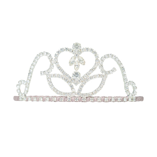Mimi & Lula Tiara Principessa Classica con fascia rosa e diamanté scintillanti per bambine