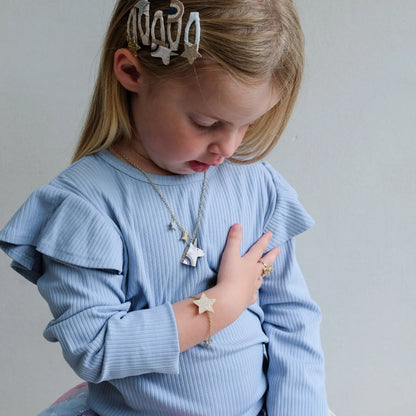 Mimi & Lula – Set gioielli unicorno bambina (collana, bracciale e anello)