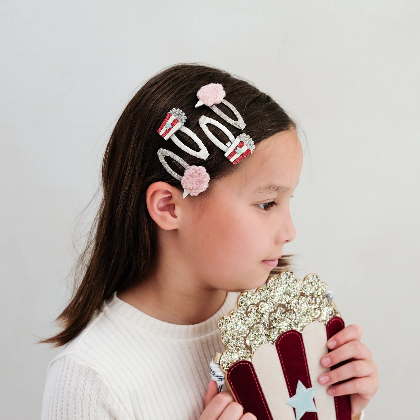 Mimi & Lula Borsetta Popcorn – Glitter Gold & Red