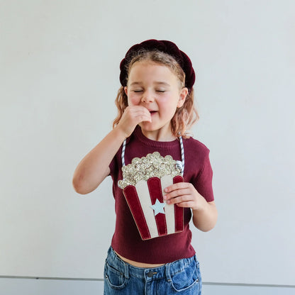 Mimi & Lula Borsetta Popcorn – Glitter Gold & Red