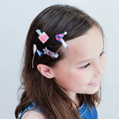 Mimi & Lula – Fermagli capelli Birthday Party Mini Clips (set 8 pezzi)