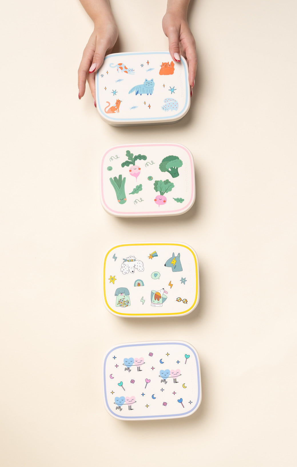 Lunch Box in Acciaio Inox con Scomparti Removibili – Veggie Pals