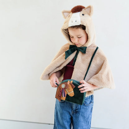 Mimi & Lula Borsetta Pony Pal in Velluto – Verde