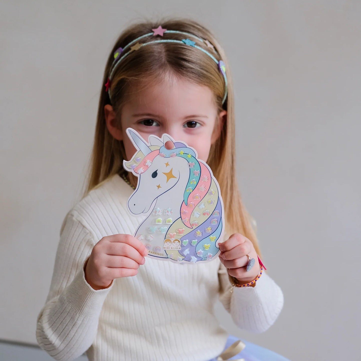 Orecchini Adesivi Bambina Unicorno Mimi & Lula