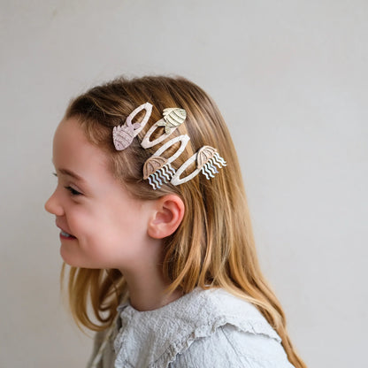 Mollette Capelli Bambina Mimi & Lula Fishy Friends Clic Clacs (Set 4)