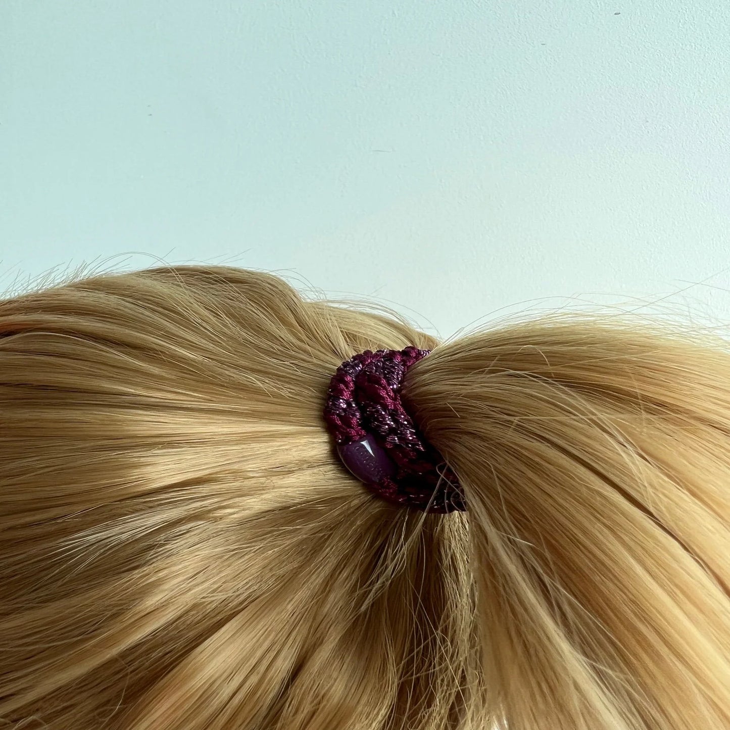 KKNEKKI Braccialetto/Elastico per i Capelli - Cerise Glitter Bordeaux - Apple Pie