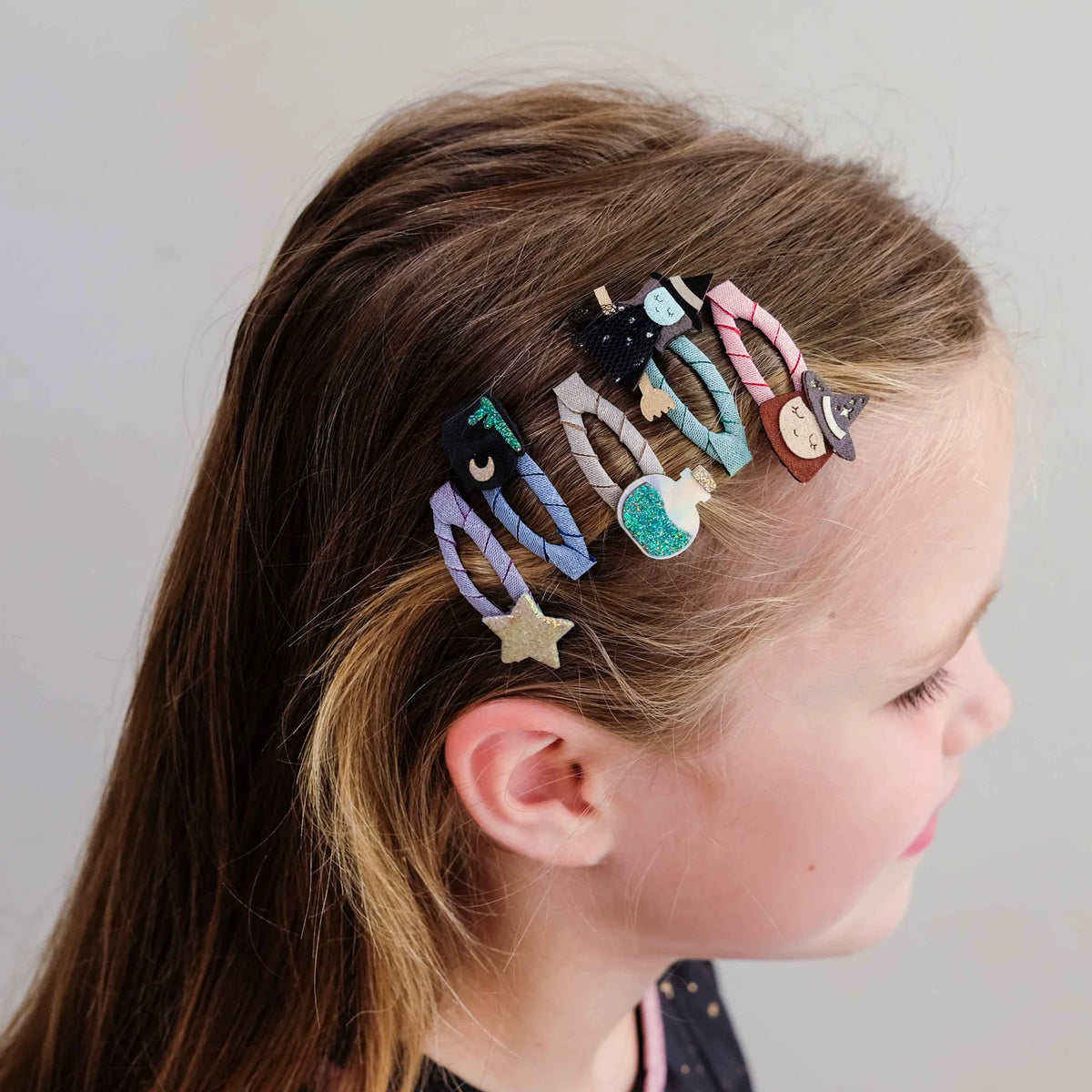 Mimi & Lula – Witch Mini Hair Clips | Set 5 Mollette Halloween