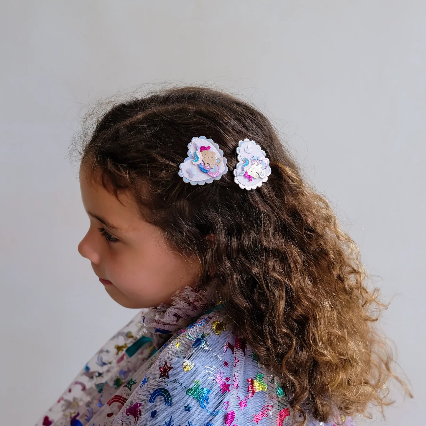 Mimi & Lula – 2 Mollette Unicorn Heart