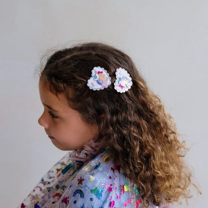 Mimi & Lula – 2 Mollette Unicorn Heart