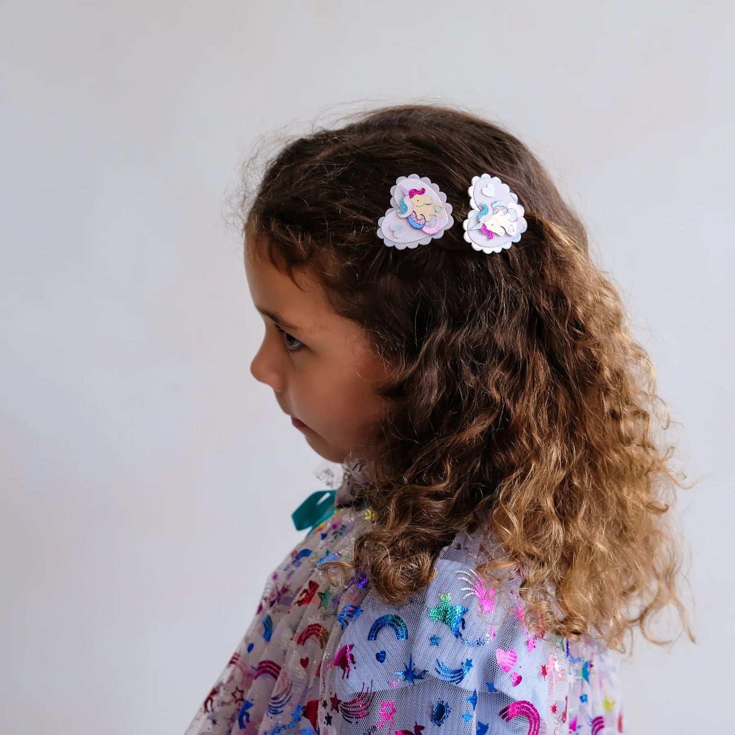 Mimi & Lula – 2 Mollette Unicorn Heart