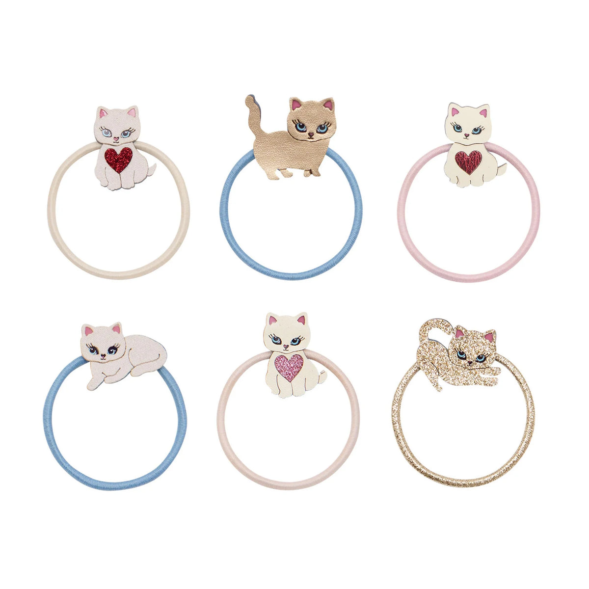 Mimi & Lula Set 6 Elastici Capelli Bambina – Cutey Kitten