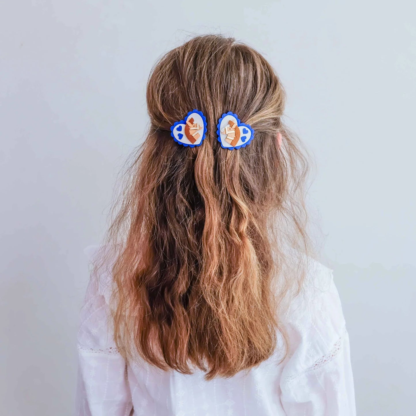 Mimi & Lula – 2 Mollette Pony Scalloped Heart