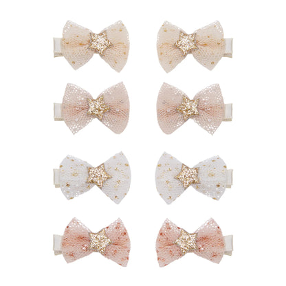Mimi & Lula – Tutu Bow Salon Hair Clips | Set 8 Mollettine con Fiocchi in Tulle