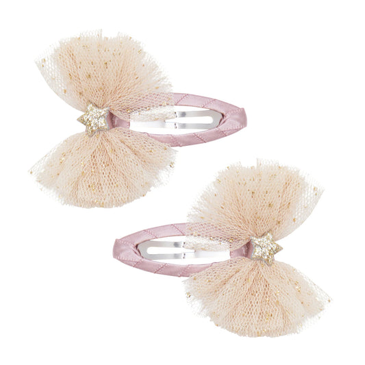 Mimi & Lula – Large Tutu Bow Hair Clips | Set 2 Mollette con Fiocchi in Tulle