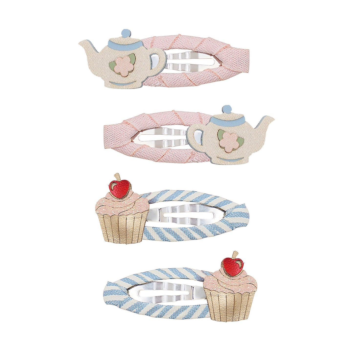Mimi & Lula Afternoon Tea set 4 mollette capelli bambina con teiere e dolcetti