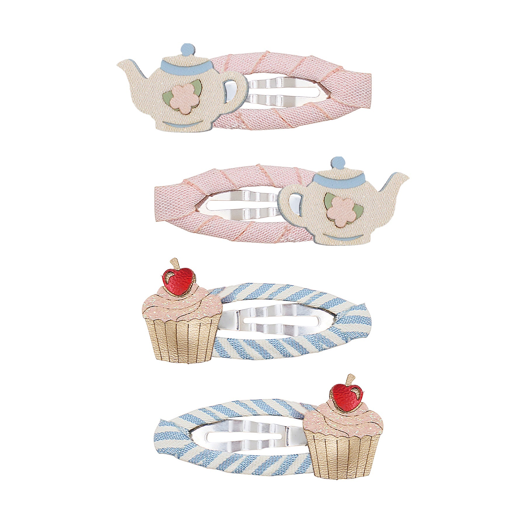 Mimi & Lula Afternoon Tea set 4 mollette capelli bambina con teiere e dolcetti