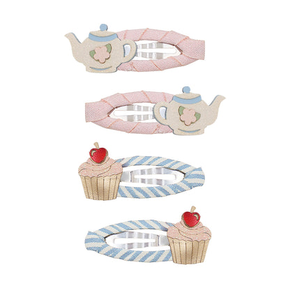 Mimi & Lula Afternoon Tea set 4 mollette capelli bambina con teiere e dolcetti