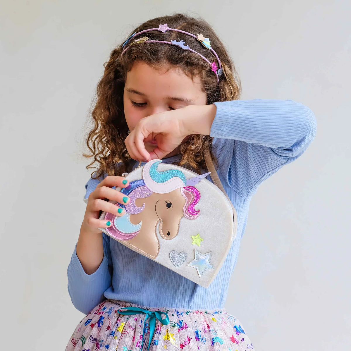 Mimi & Lula – Borsetta Unicorno Bambina in Velluto