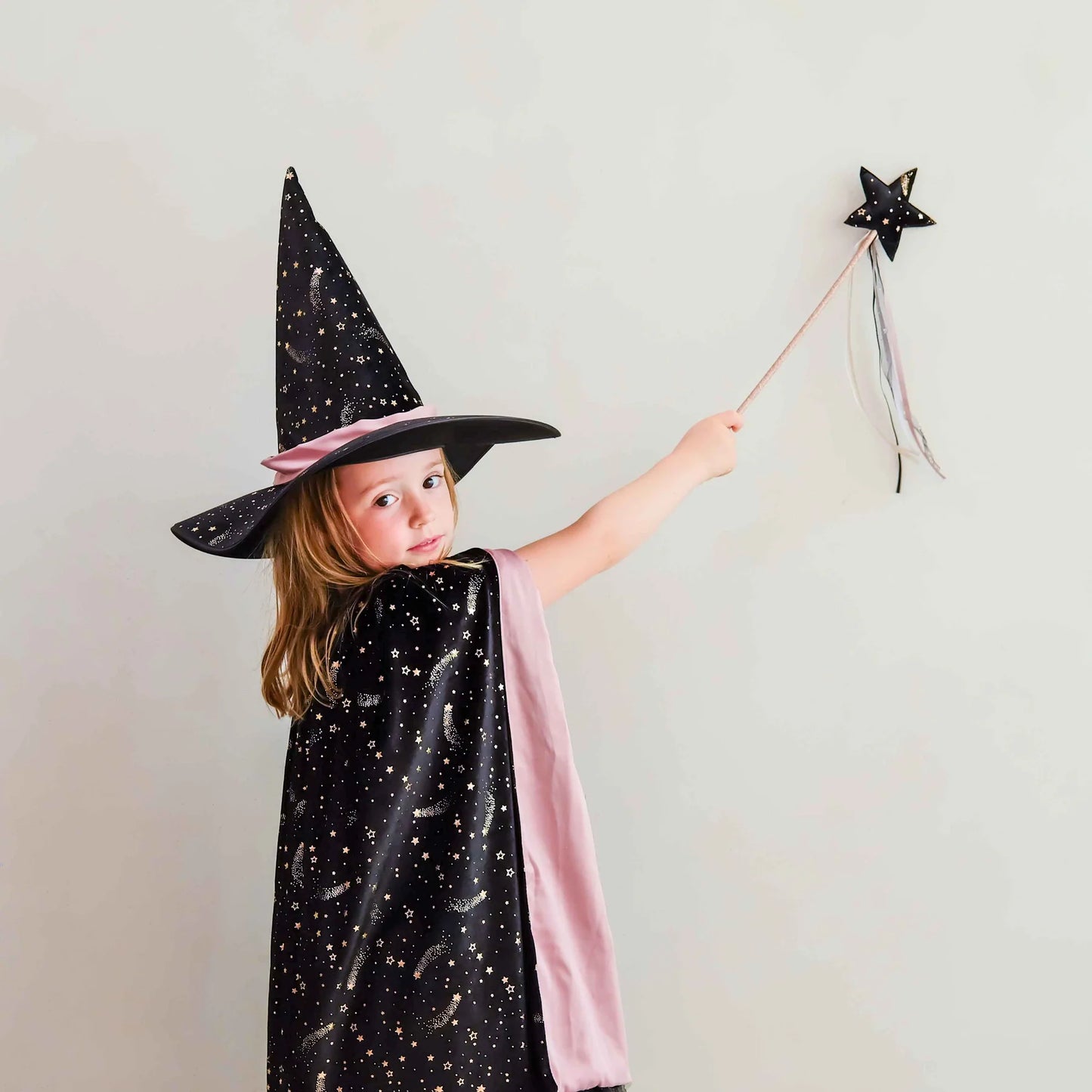 Cappello da Strega Bambina Ethel Nero – Mimi & Lula