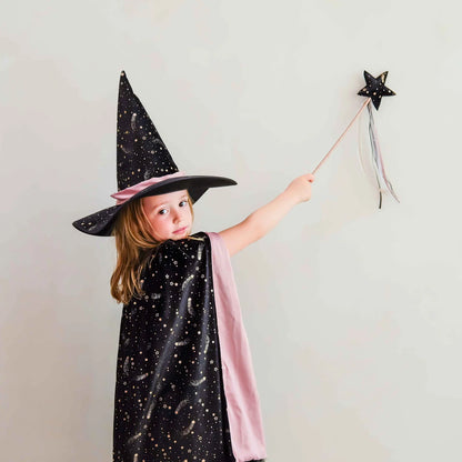 Cappello da Strega Bambina Ethel Nero – Mimi & Lula