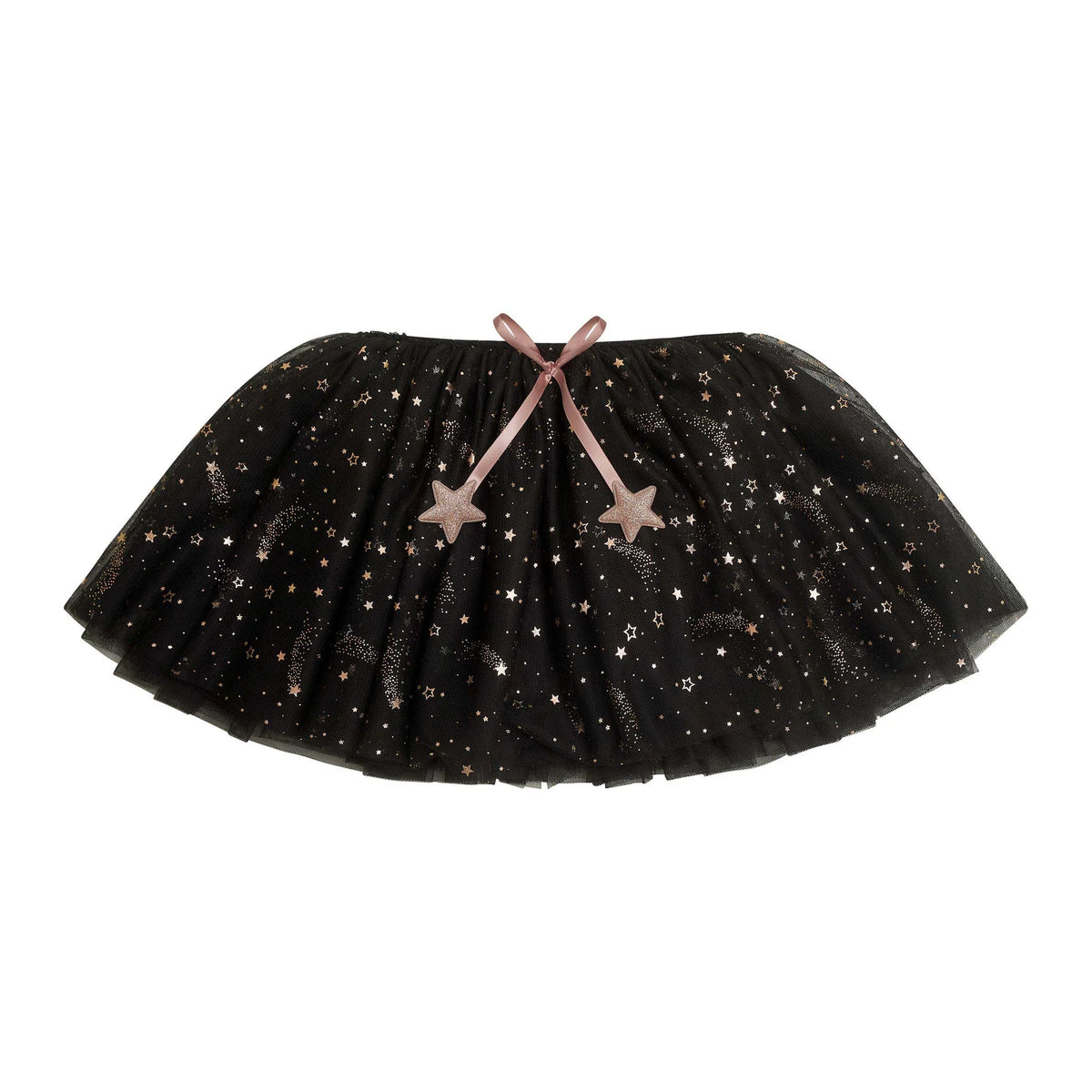 Tutù da strega bambina Ethel Mimi & Lula in tulle nero con stelle dorate