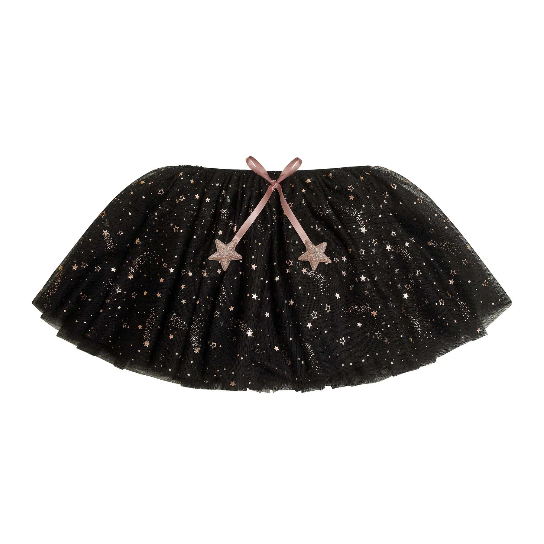 Tutù da strega bambina Ethel Mimi & Lula in tulle nero con stelle dorate