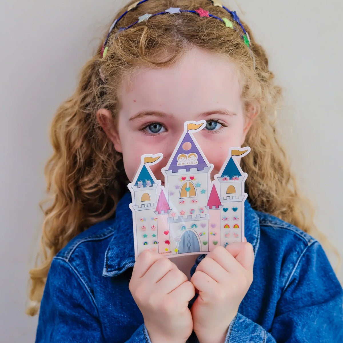 Mimi & Lula Rainbow Castle – 25 Paia di Orecchini Adesivi Bambina