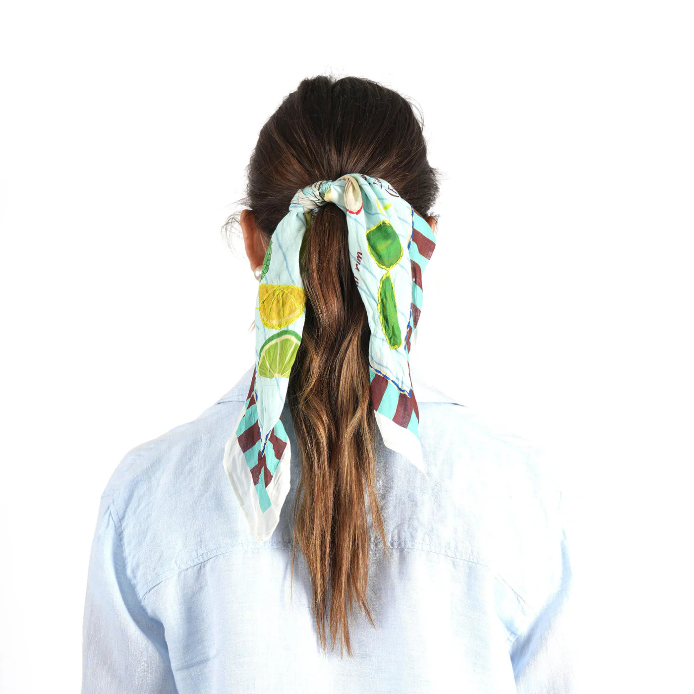 Margarita Muse Bandana Vismaya Mint | Bandana in Cotone Ricamata