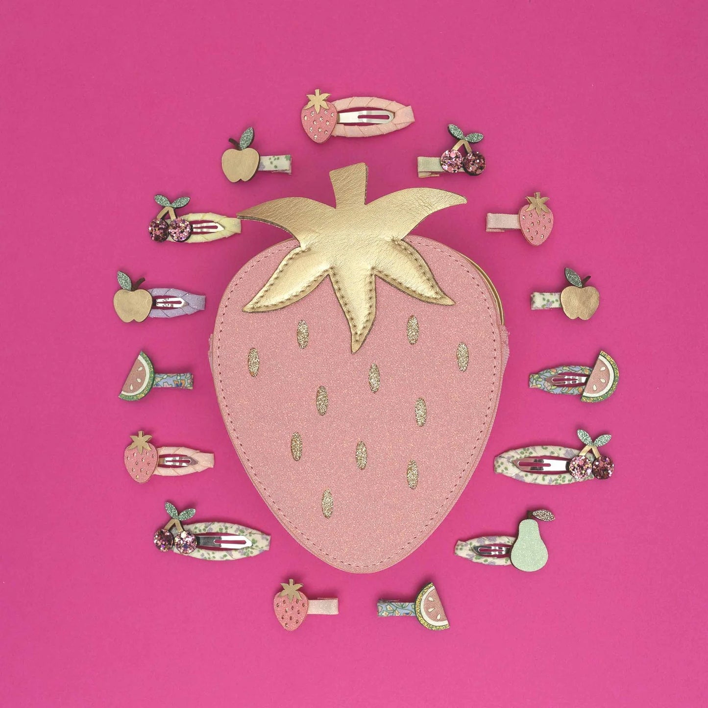 Mollette Capelli Bambina Mimi & Lula Fruit Salad Mini Clic Clacs (Set 5)