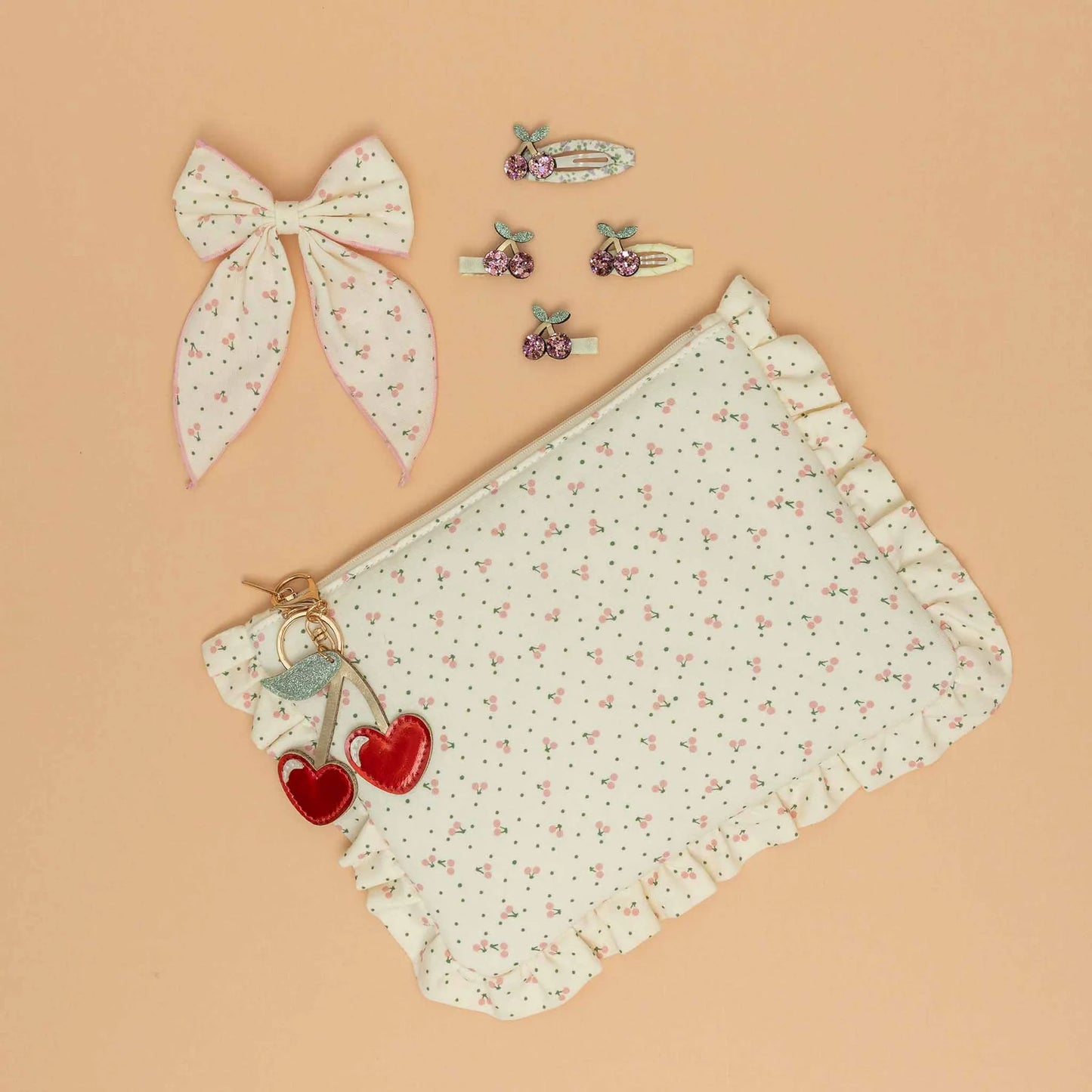 Fiocco Capelli Bambina Mimi & Lula Cherry Print Bow